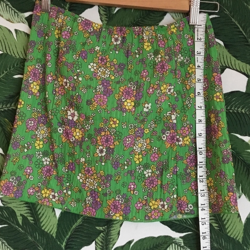 BIKINI sarong Wrap Skirt Bathing Cover-Up Floral Print Two Side Tie Small - Picture 9 of 9